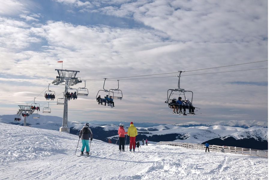 Télésiège du domaine skiable de Saint-Lary-Soulan